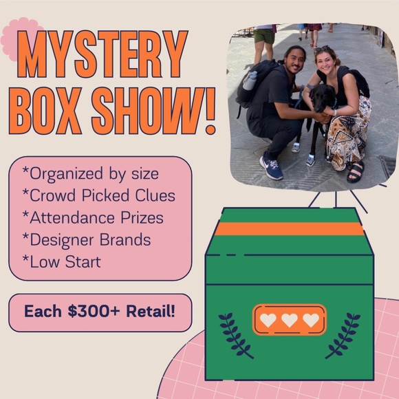 Please come see us at our First Mystery Box Show! Almost all NWT, Each box= $300 - Picture 1 of 1